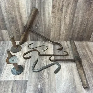 Hay Hooks, Meat Hooks & Wooden Spools