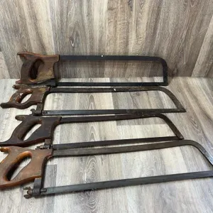 Wood Handle Meat Butcher Saws - 4 Pieces