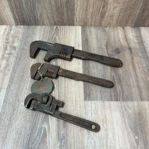Cast Metal Monkey Wrenches & Pipe Wrench