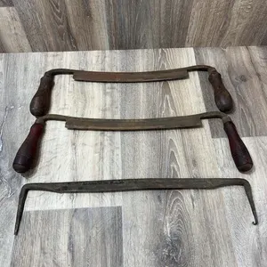 Woodworking Draw Knives with Wood Handles