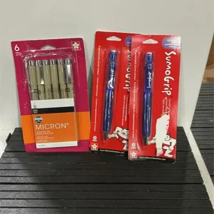 Mixed Lot Of Sakura Micron Pens SumoGrip Pencils