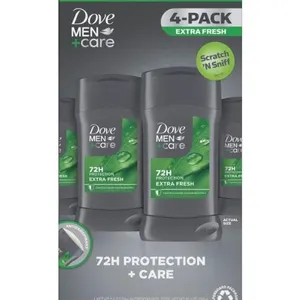 Dove MenCare Antiperspirant Extra Fresh 2.6oz 4pk