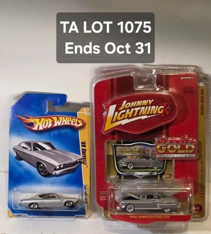 Hot Wheels 69 Chevelle & Johnny Lightning Olds 88