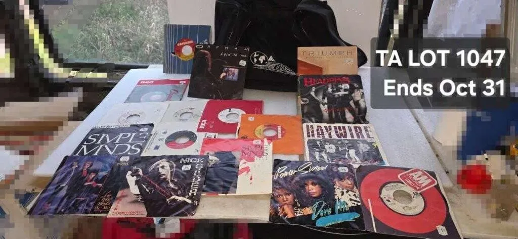 Vinyl 45 RPM Record Lot - Rock & Pop