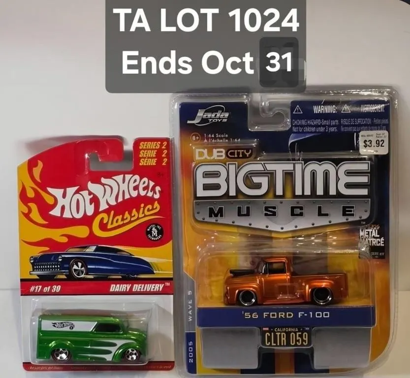 Hot Wheels Classics & Jada Bigtime Muscle Diecast