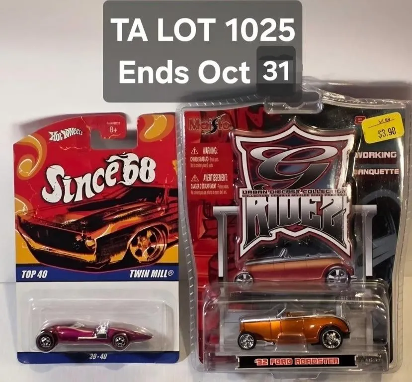 Hot Wheels Twin Mill & Maisto '32 Ford Roadster