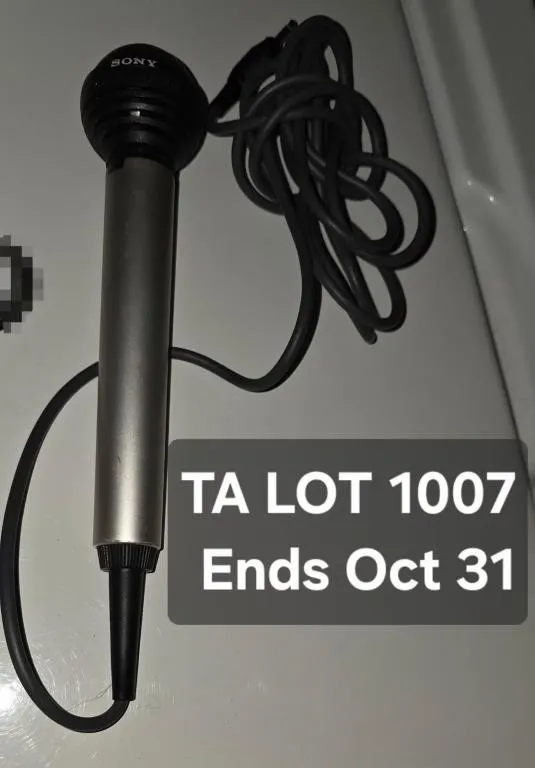 Sony Wired Microphone with Cable
