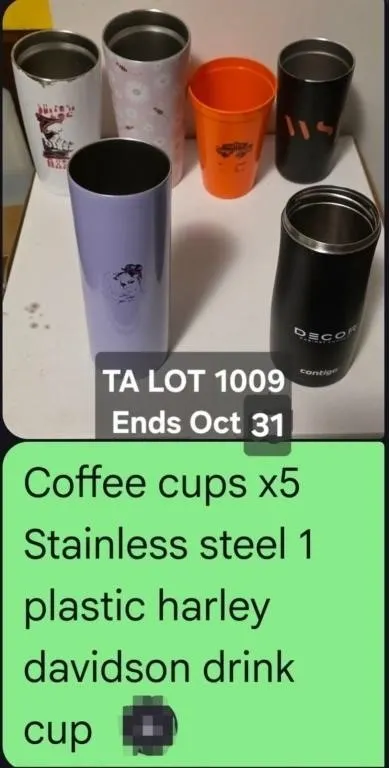 Tumblers & Cups Lot, Contigo & Harley Davidson