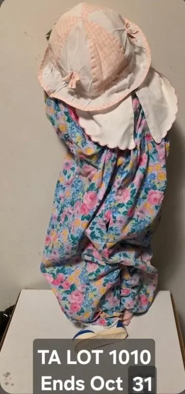 Floral Dress with Matching Sun Hat
