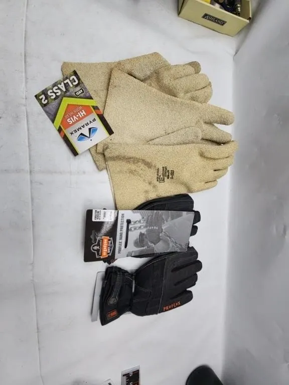 Work Gloves Lot - Ergodyne ProFlex & Pyramex