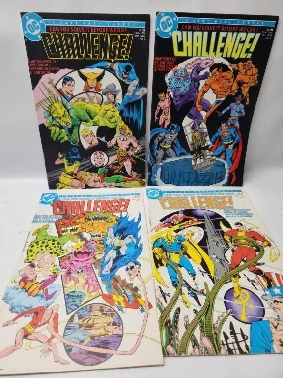 DC Challenge Comics Nos. 2,3,5,7