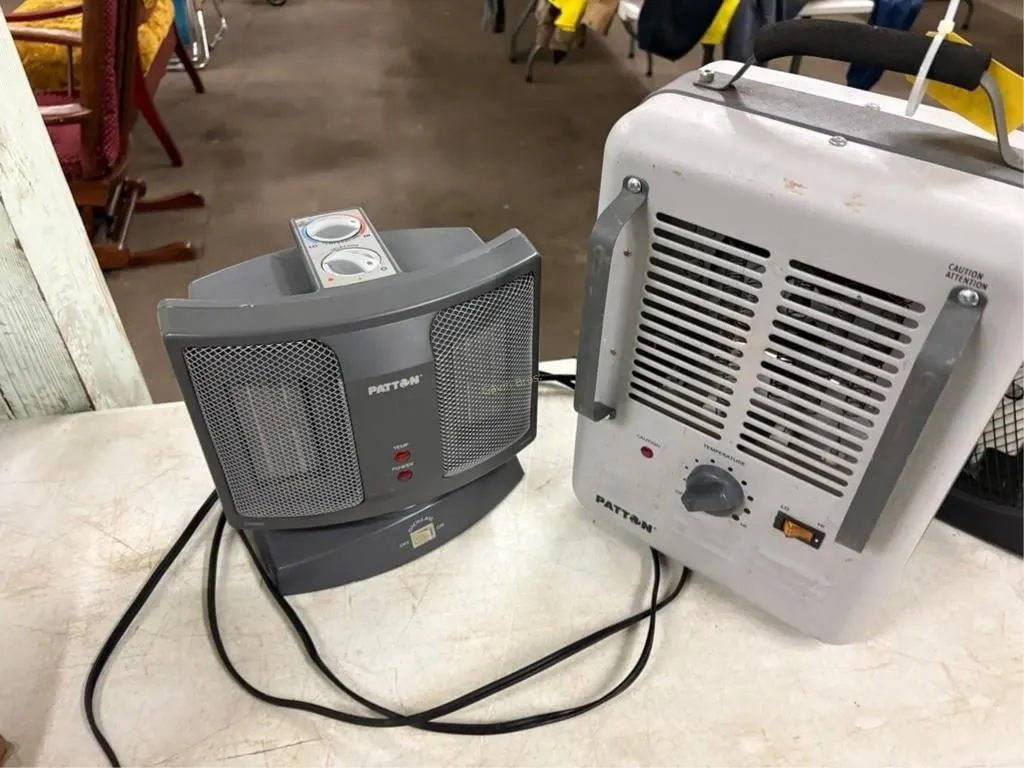 (2) Electric Heaters