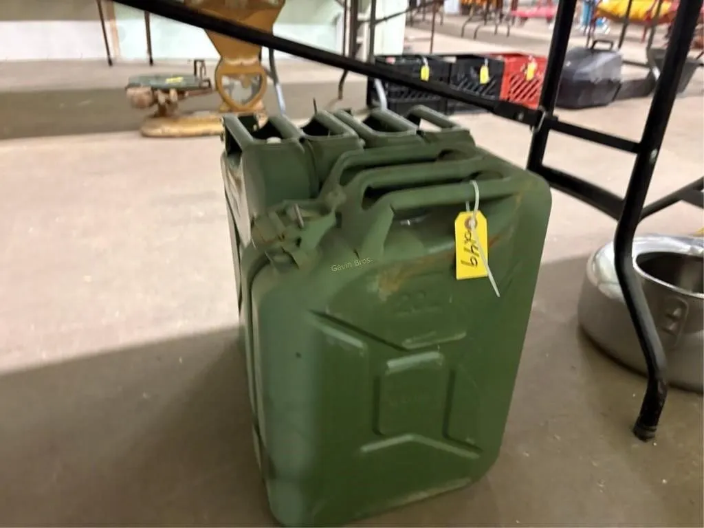 (3) Jerry Cans