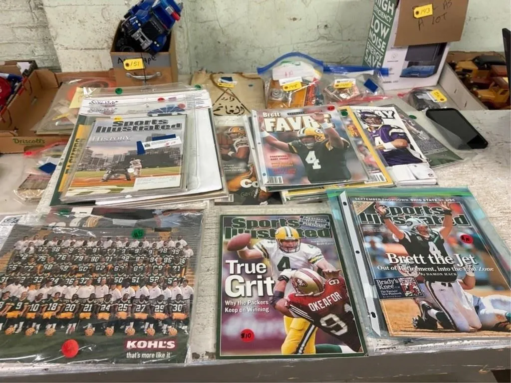 Greenbay Packers Memorabilia Lot