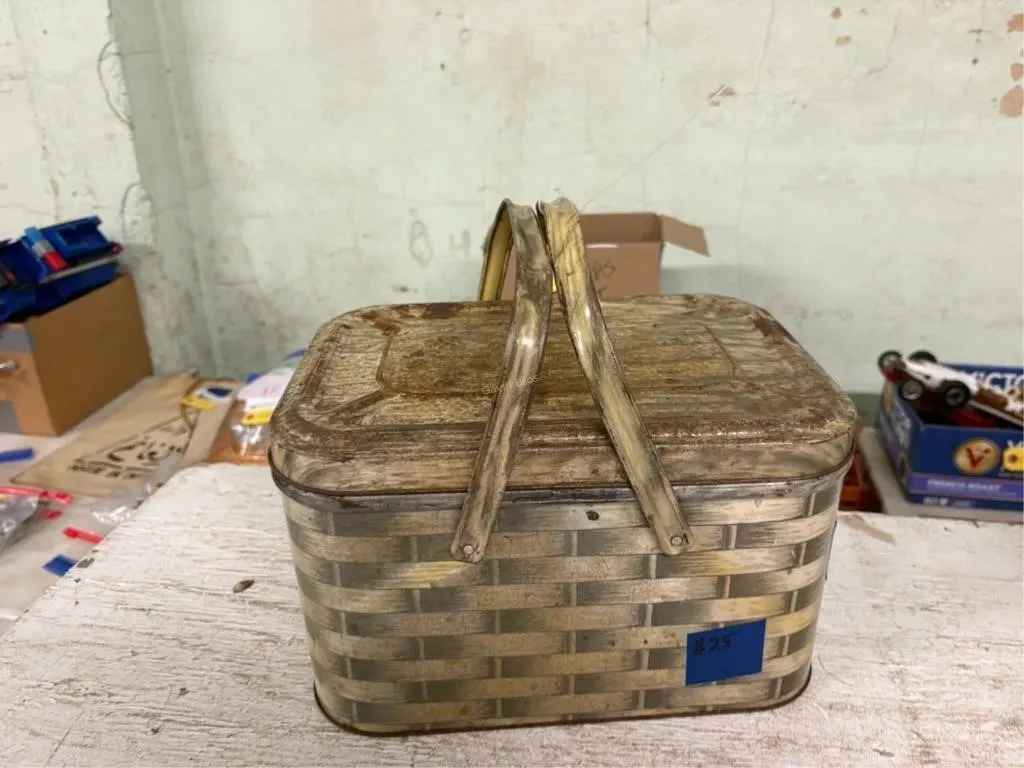 Metal Picnic Basket