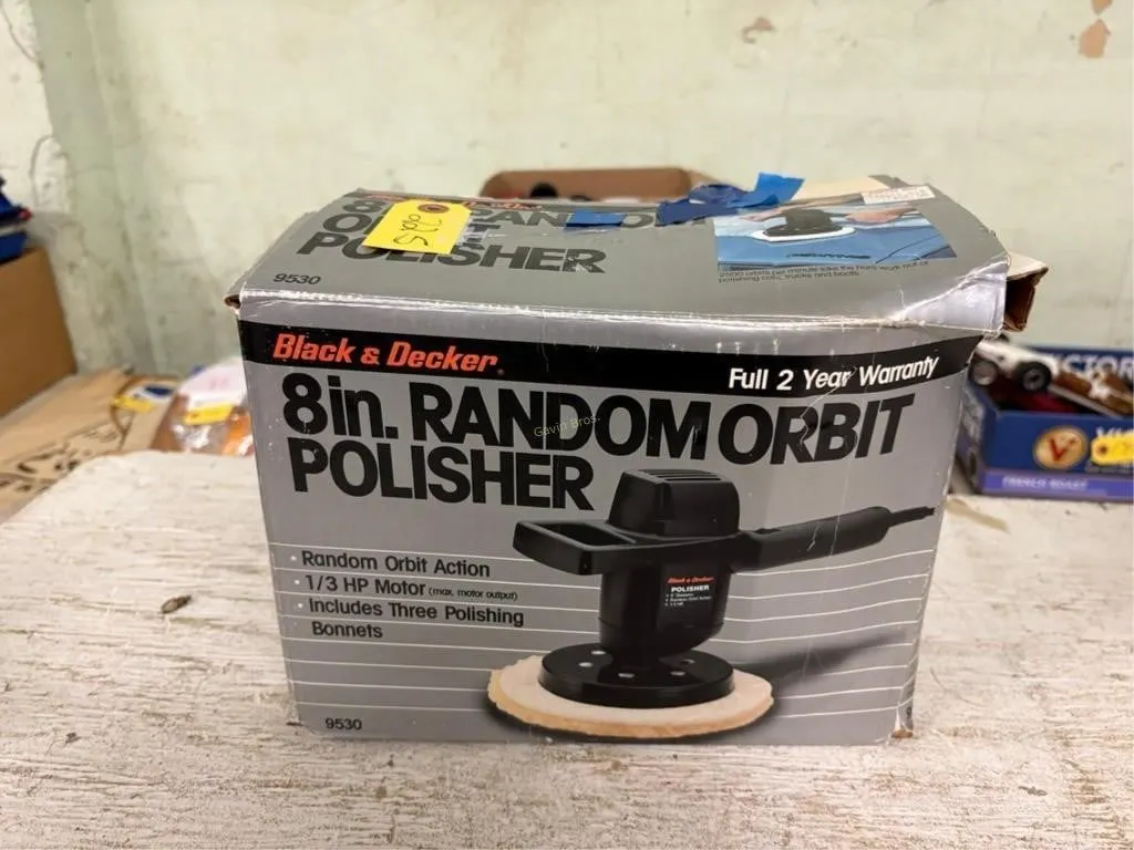 B&D 8" Random Orbit Polisher