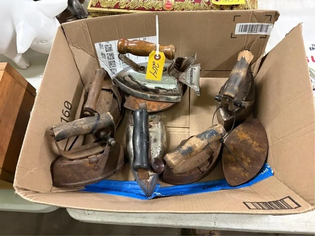 Box of Sad Irons