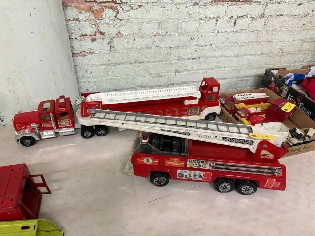 (2) Tonka Fire Trucks