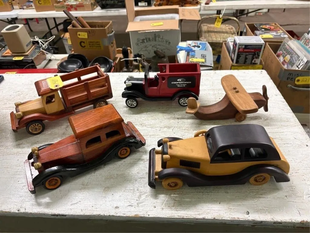 Wood Trucks & Cars & Plane