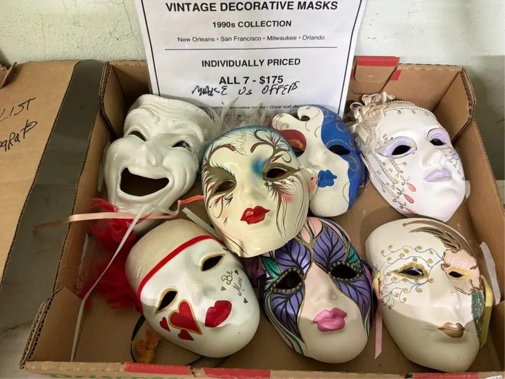 Vintage Decorative Masks