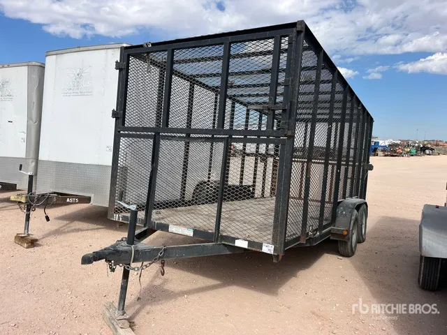 2017 CM 16 ft T/A Landscape Trailer