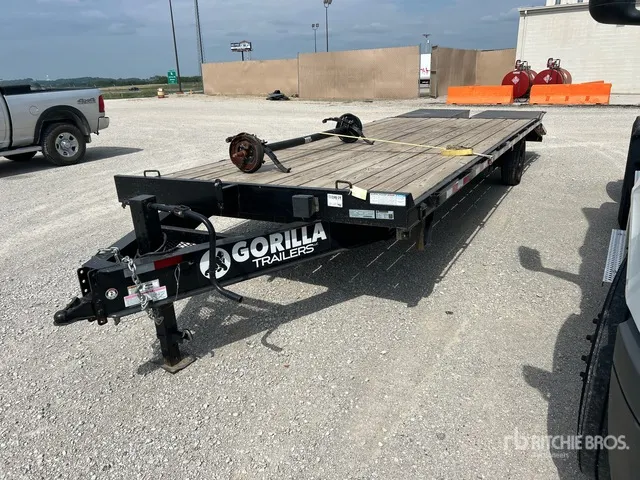 2025 Gorilla 25DO7K 25 ft T/A Equipment Trailer (Inoperable)
