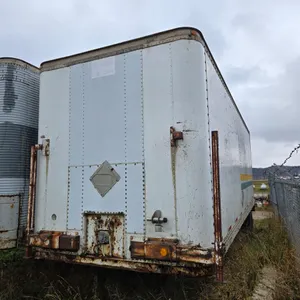 Trailer for Storage w/Yellow and Green, 28'x 8' x8'6"