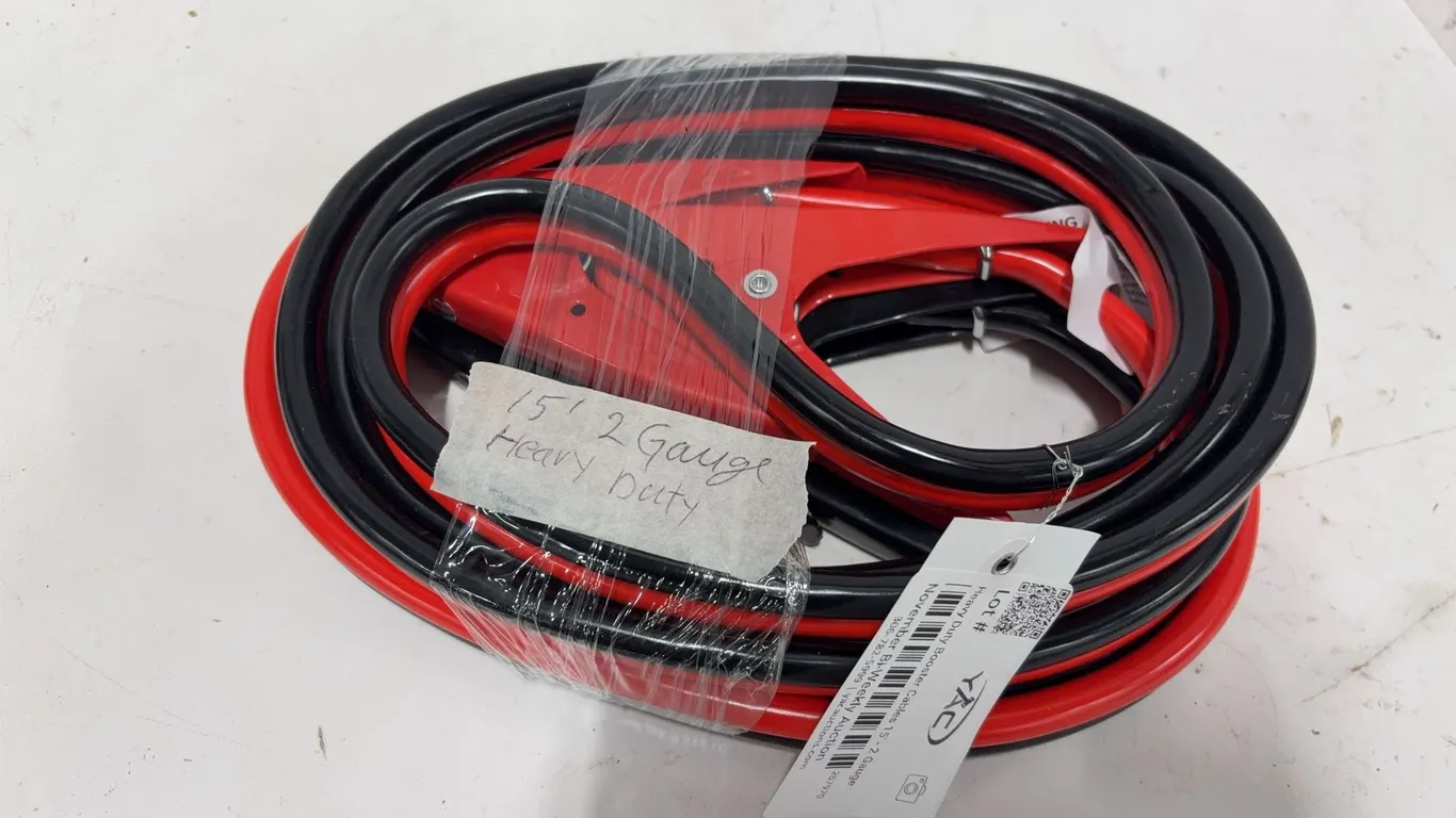 Heavy Duty Booster Cables 15' - 2 Gauge