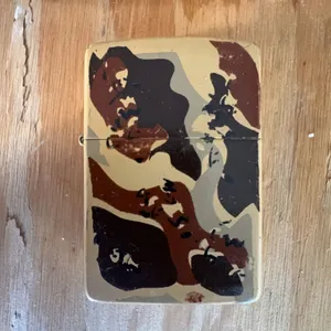 Box Lot: Vintage Kitchen Items, Zippo Lighter, Salt & Pepper Shakers, Brass Spoons