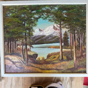 Signed Landscape Oil Paintings by GEMASON, Framed, 50x61 cm and 45x61 cm