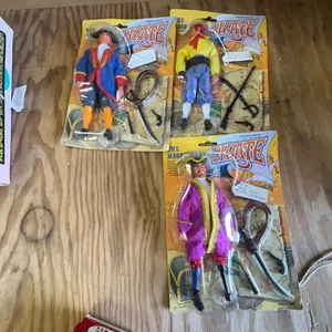 The Magnificent Pirate Collector Figures Set of 3, Carded, Accessories Included
