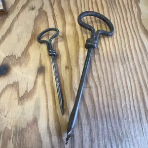 Hand Forged Hand Drills, Ykislavia, Metal Spiral Bit, Vintage Tools