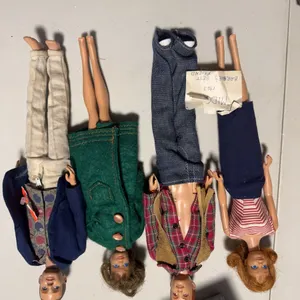 Mid-1960s Barbie Dolls With Outfits Includes Barbie's Best Friend (Midge)