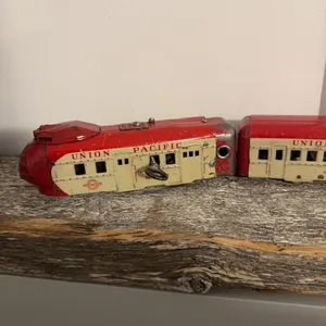 Union Pacific Tin Wind-Up Train Set with Track, M-10000 Route of the Streamliners