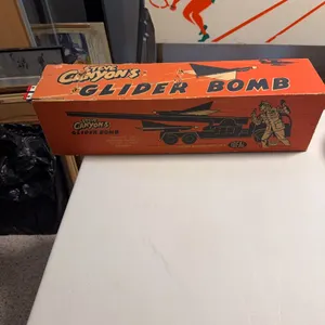 Steve Canyon's Glider Bomb by Ideal with Original Box and Parts