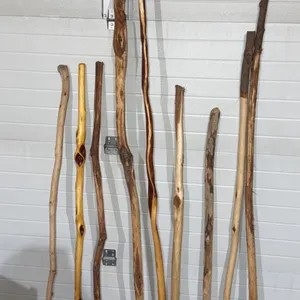 Finished and Unfinished Wooden Walking Sticks, Various Lengths and Styles