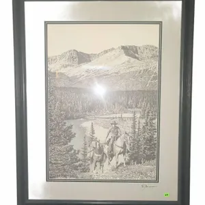 Bernie Brown Achiever's Paradise Print, Signed, Numbered 484/650, Framed Artwork
