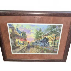 Framed Train Station Print by Shotwell with TruGuard UV Glass, 24" x 30"