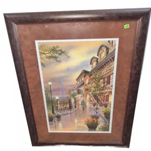 Ken Shotwell "Paris Way" AP 76/250 Signed Lithograph, Framed With TruGuard UV Glass