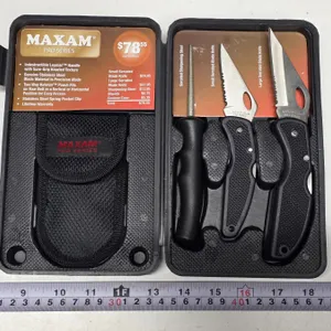 Maxam Pro Series Foldable Knife Set