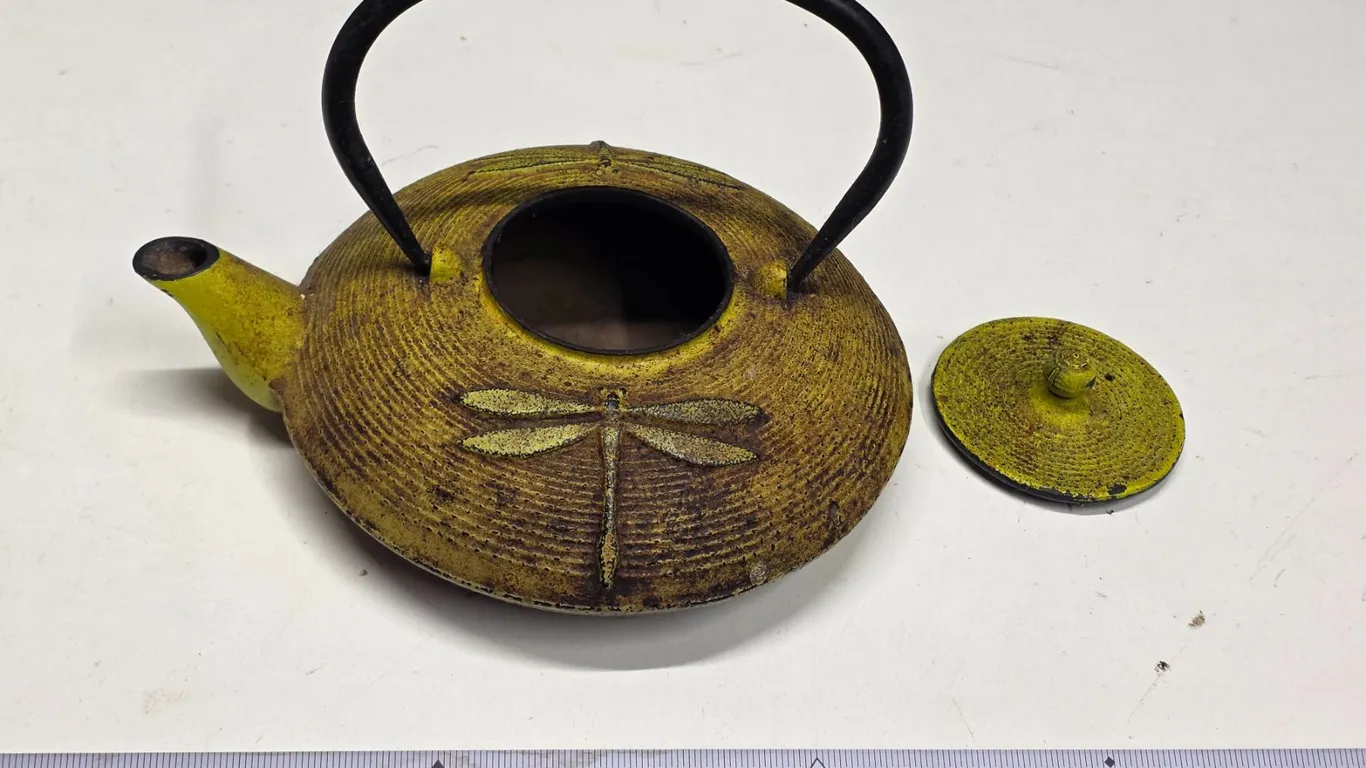 Vintage Cast Iron Teapot