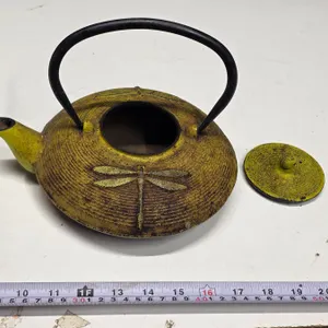 Vintage Cast Iron Teapot