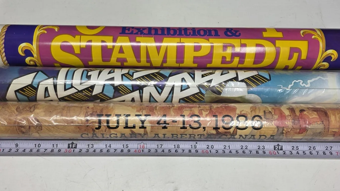 (3) Calgary Stampede Posters – Assorted Years