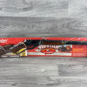 Daisy Red Ryder Model 1938B 650 Shot Repeater BB Gun, Original Plastic Wrap is Torn, 36”