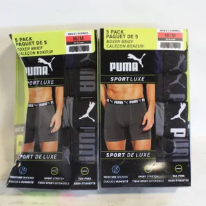 2X FIVE PAIRS OF NEW PUMA MENS