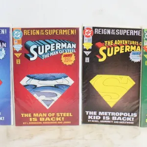 REIGN OF SUPERMEN COMIC LOT