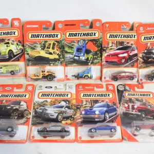 MATCHBOX DIE-CAST – 9 ASSORTED CARS.