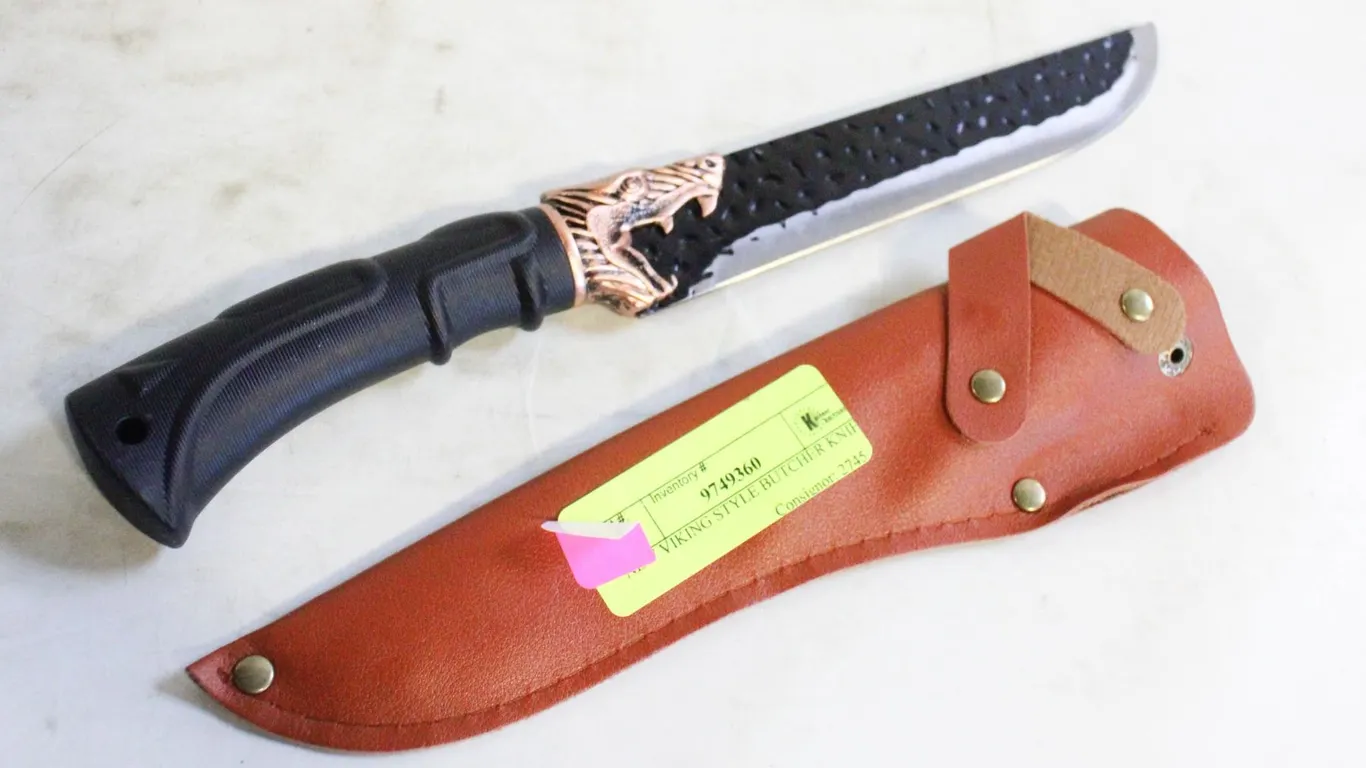 NEW VIKING STYLE BUTCHER KNIFE
