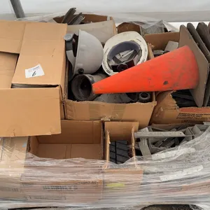Construction Lot: Simpson Strong-Tie Hangers, Hard Hats, Cones, Column Base & More