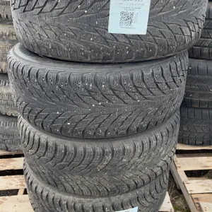 4 Nokian Hakkapeliitta R2 235/55R17 Winter Tires on Ford Steel Rims